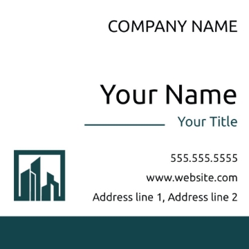 Picture of RE Business Card 11 - 2.5" x 2.5" Single Sided