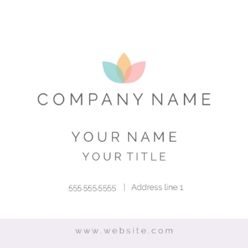 Picture of BC - Beauty & Spa 2 - 2.5" x 2.5" Single Sided