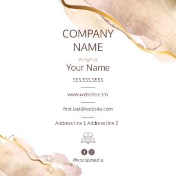 Picture of BC - Beauty & Spa 13 - 2.5" x 2.5" Single Sided