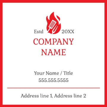 Picture of BC - Food & Beverage 16 - 2.5" x 2.5" Single Sided