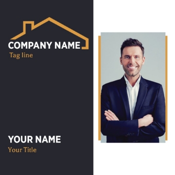 Picture of RE Business Card 5 - 2.5" x 2.5" Double Sided