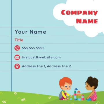 Picture of BC - Education & Child Care 13 - 2.5" x 2.5" Single Sided