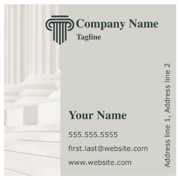 Picture of BC - Law, Public Safety & Politics 15 - 2.5" x 2.5" Single Sided