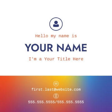 Picture of BC - Marketing & Communications 2 - 2.5" x 2.5" Double Sided