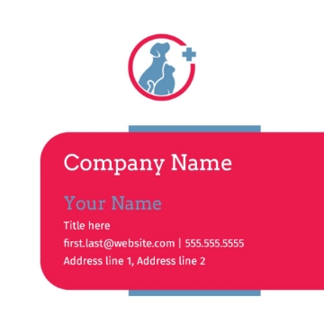 Picture of BC - Animals & Pet Care 14 - 2.5" x 2.5" Single Sided