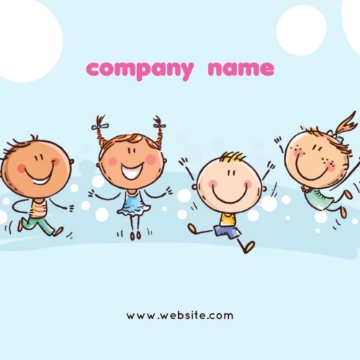 Picture of BC - Education & Child Care 10 - 2.5" x 2.5" Double Sided