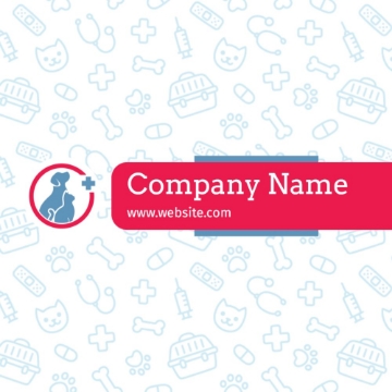 Picture of BC - Animals & Pet Care 14 - 2.5" x 2.5" Double Sided