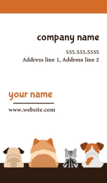 Picture of BC - Animals & Pet Care 11 - 3.5" x 2" Single Sided